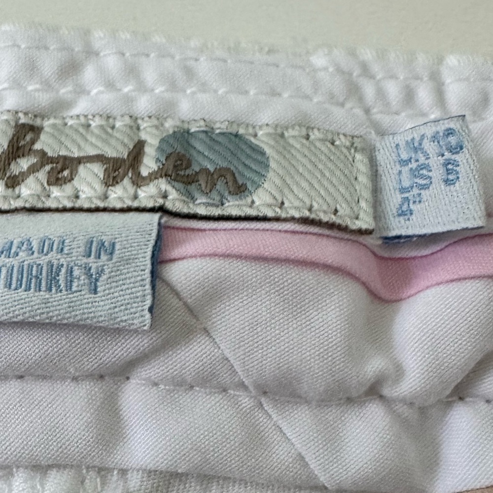 Boden White Cotton Chino Shorts - Picture 7 of 11
